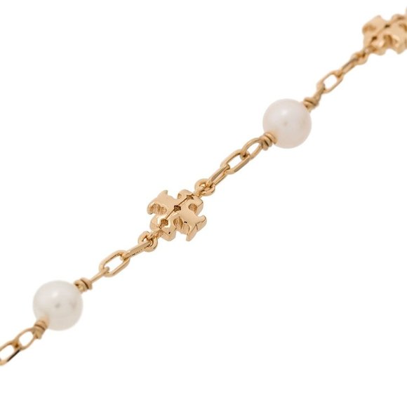 CLEARANCE: Tory Burch Kira Pearl Chain Bracelet (Brand New with Dust Bag) - Picture 4 of 7